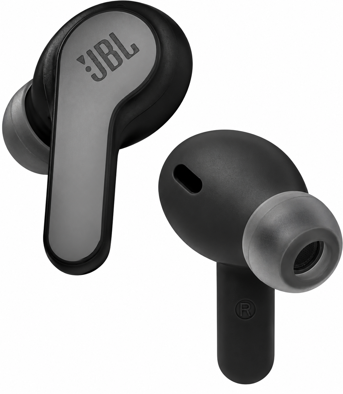 JBL Wave 200 TWS, Bluetooth Truly Wireless in Ear Earbuds with Mic Deep Bass Sound, up to 20Hrs Playtime, use Single Earbud or Both, 5.0, Type C & Voice Assistant Support for Mobile Phones (Black)